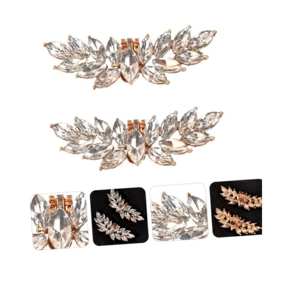 Detachable Shoe Accessory Clips In Gold - Picture 8 of 10